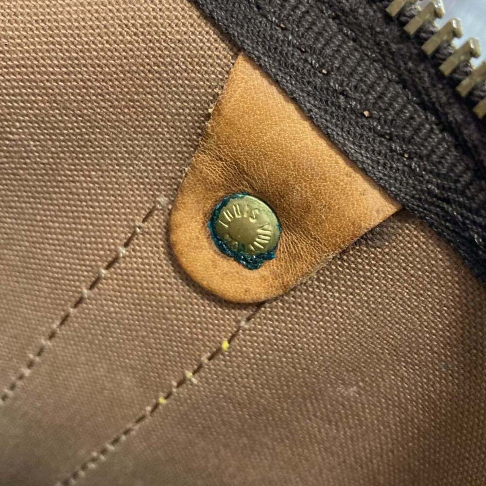 LOUIS VUITTON Authentic Brown Monogram Keepall 55 Boston Bag - Picture 8 of 16